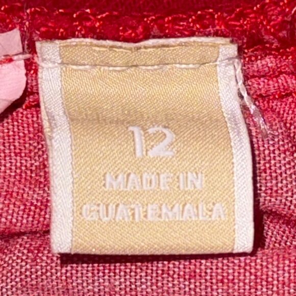 Michael Kors Red Denim Women’s Jeans - Picture 5 of 5